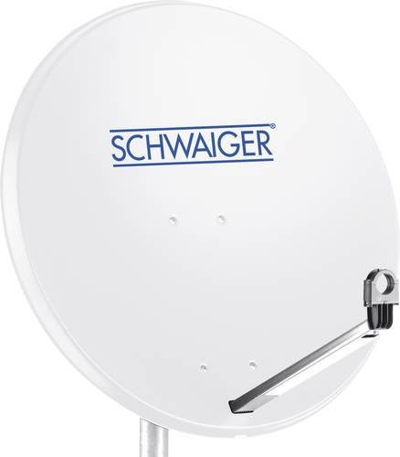 Schwaiger SPI996.0 SAT Antenne aus Stahl in Hellgrau mit 80 cm Durchmesser - Bild 1