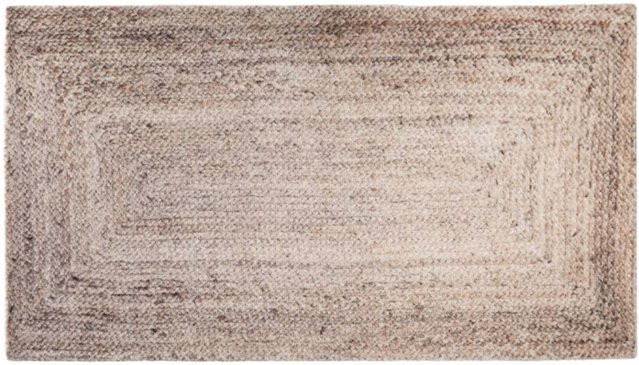 MD Entree Universal Teppich Jute Beige, B/T: 67 x 120 cm, rutschfest und waschbar - Bild 1