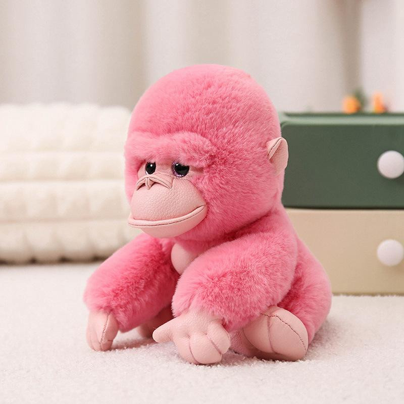Bai Fen Bai dolls and toys Affenpuppe Plüsch Gorilla Gibbon Orang-Utan blau - Bild 1