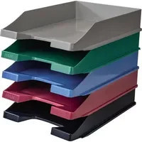 HAN Briefablage Klassik Karma für DIN A4 und DIN C4, Blau, B: 25,5 cm, T: 34,8 cm, H: 6,5 cm - Bild 3
