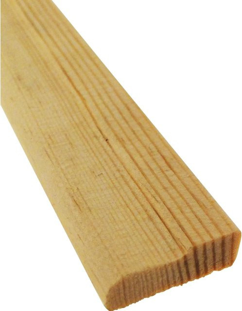 Döllken Profiles Sockelleiste aus Kiefer Massivholz, Farbe Braun, Höhe: 23 mm, Tiefe: 7 mm, Länge: 2400 mm - Bild 1