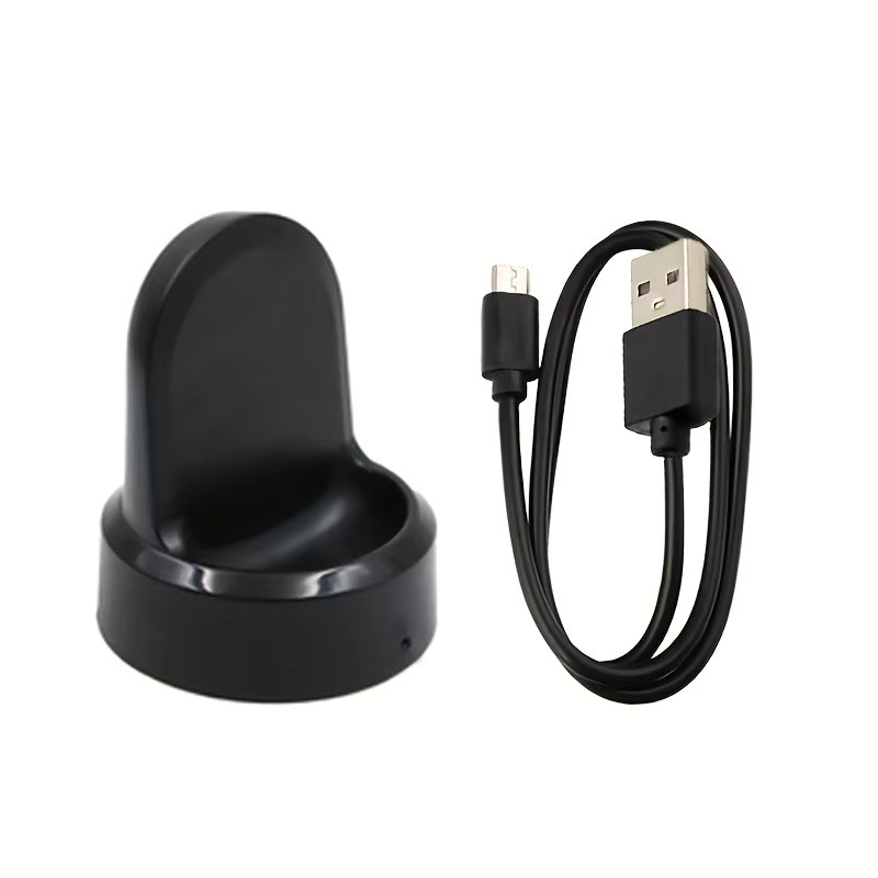 Magnetisches kabelloses Ladegerät für Samsung Gear S3 und Gear S2 Classic in Schwarz - Bild 3