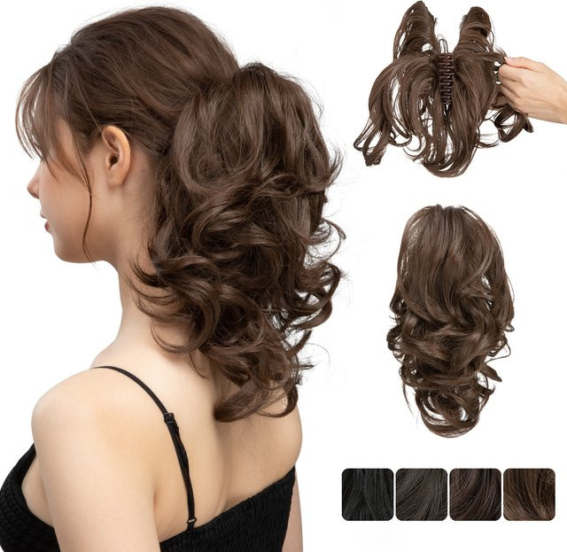 SARLA Haarteil Pferdeschwanz Extensions, Schwarz, Damen - Bild 1