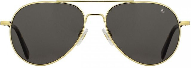 American Optical General Sonnenbrille Aviator, Metall, grau, Unisex - Bild 1