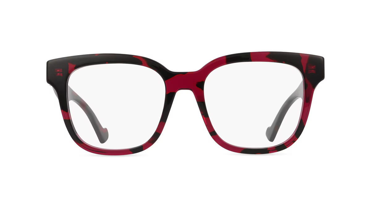 Gucci GG0958O Korrektionsbrille Damen, Vollrand, Eckig, Acetat, transparent - Bild 1