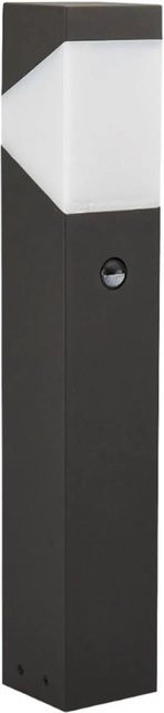 Lucande Außenleuchte Kiran 9619014 in Schwarz aus Aluminium mit Bewegungsmelder, 1-flammig, E27, IP44 - Bild 1