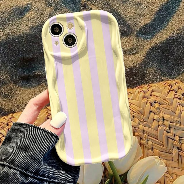 Schlichte Handyhülle mit vertikalen Streifen für Xiaomi Redmi Note 15 14 13 12 Pro Plus 5G 15C 14C 13C 11 10 Pro 10S 4G A1 A2 in Multicolour - Bild 1