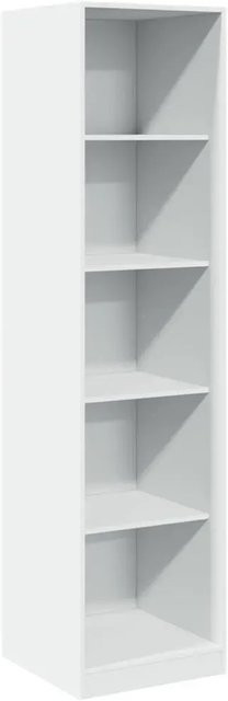 vidaXL Kleiderschrank Weiß aus Holzwerkstoff B/T/H: 50 x 50 x 200 cm - Bild 1