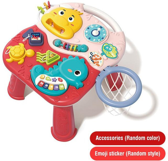 Discover Intime Baby-Aktivitätstisch, Lernspielzeug, rot, ab 6 Monate - Bild 1