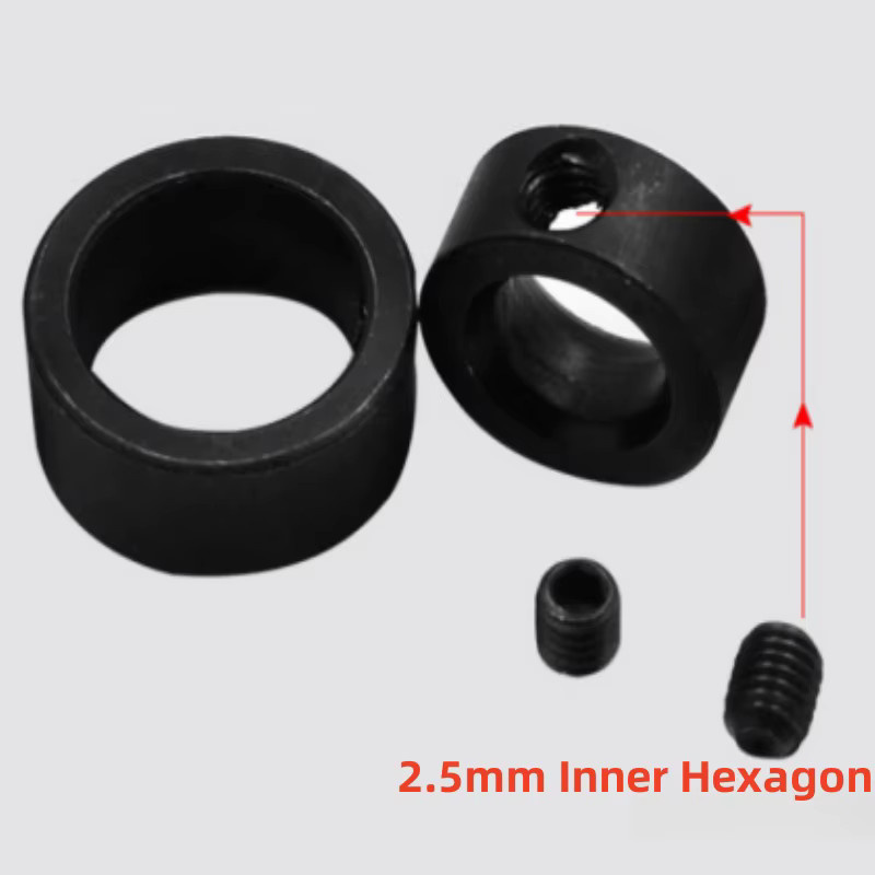 Wnew Holzbearbeitungsbohrer Set mit Tiefenanschlag und Kragenring, 8 Stück, Schwarz, 3–16 mm - Bild 4