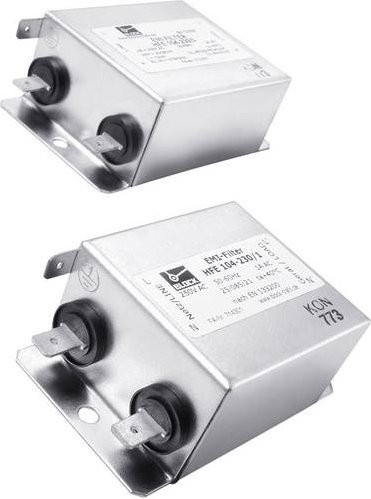 BLOCK HFE 156-230/3 Funk-Entstörfilter 250 V/AC 3A, Silber, L: 10,7 cm, B: 4,0 cm, H: 8,5 cm - Bild 1