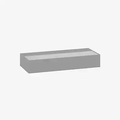 Rotaliana InOut W2 Indoor LED Leuchte in Grau, rechteckig - Bild 1