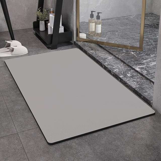 Waschbare Kieselgur-Fußmatte von Yiran Furniture in verschiedenen Farben, B/B/H: 80 x 120 cm - Bild 1
