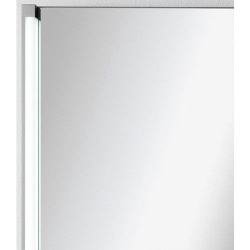 Fackelmann Spiegelelement LED-LINE in Grau mit kaltweißem Licht B/H/T: 80,8 x 66,6 x 3,8 cm - Bild 1