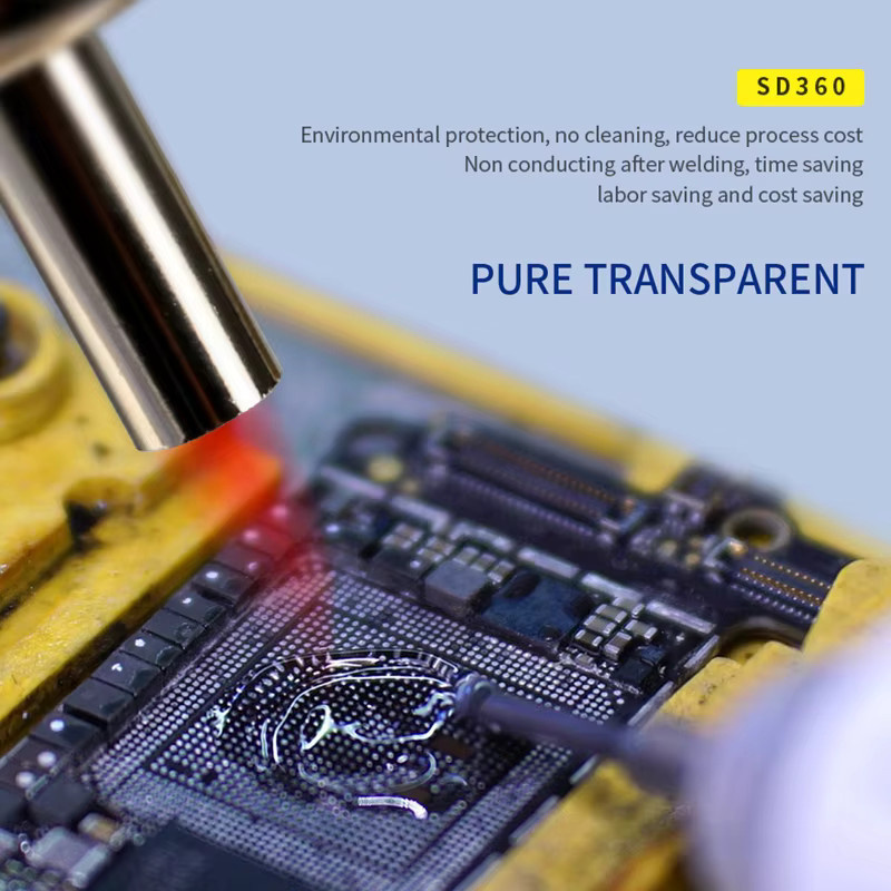 MECHANIC SD360 Bleifreie Flussmittel-Lötpaste in transparenter Ausführung für BGA-Lötstationen - Bild 2