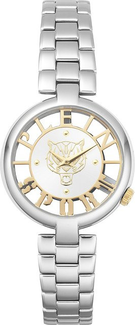 Plein Sport Damenuhr, Quarz, Edelstahl, Silber, 36 mm, 5 ATM - Bild 1