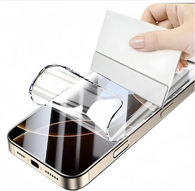 2 Stück Flexible Hydrogel-Displayschutzfolien für Apple iPhone 17e und iPhone 16e, transparent, selbstheilend und kratzfest - Bild 1