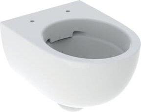 Geberit Wand-WC Renova Compact Tiefspüler in Weiß mit Rimless-Technologie aus Keramik - Bild 1
