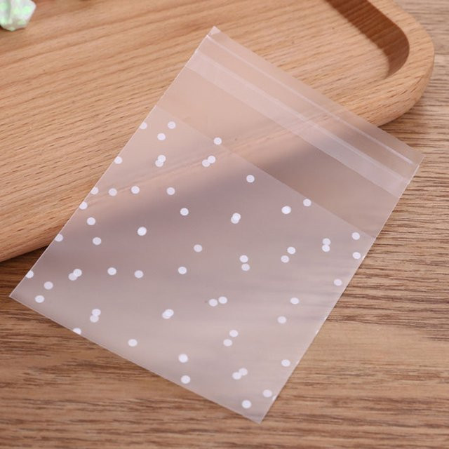 MOONMADE Transparente selbstklebende Schmuckverpackungsbeutel aus Kunststoff, 50 Stück, wiederverschließbar und staubdicht für Süßigkeiten, Kekse oder DIY-Projekte - Bild 1