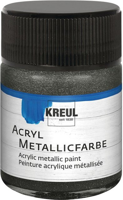 Kreul Acryl Metallicfarbe Anthrazit 50 ml - Bild 1