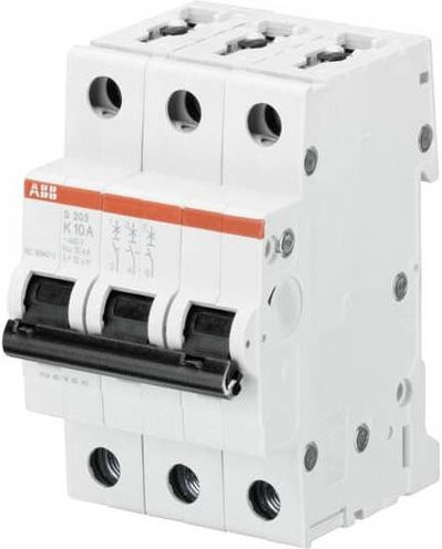 ABB S203-K6 Leitungsschutzschalter 3-polig 6A - Bild 1