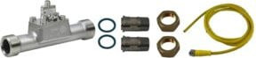 Grundfos Durchflusssensor VFI 06-12 m3/h DN 25, Set R 1 1/4, FKM, Silber, Edelstahl - Bild 1