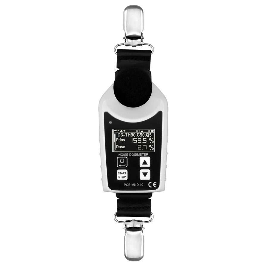 PCE Instruments Schalldosimeter PCE-MND 10 für die Arbeitsschutzmesstechnik in Schwarz und Weiß - Bild 2