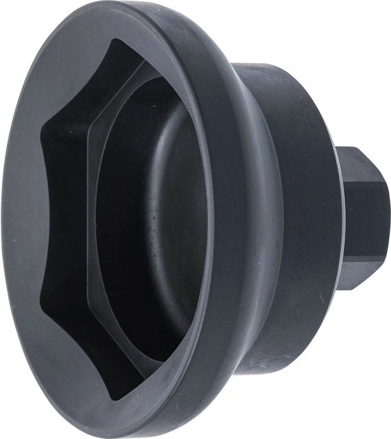 BGS Achsmuttern-Schlüssel 6966 Sechskant für SAF Anhängerachsen SW 85 mm Schwarz - Bild 1