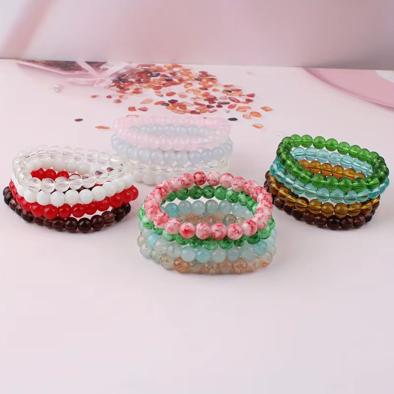 Naturkristall-Perlenarmband, Bunt, Unisex - Bild 1