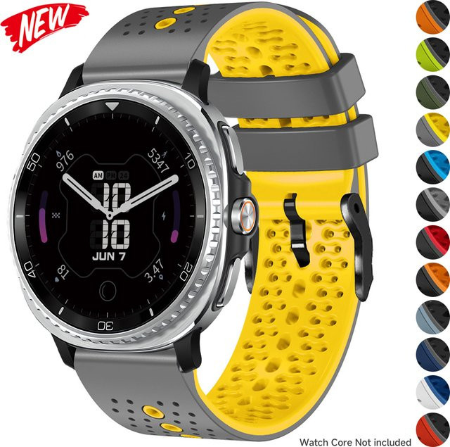 CAOWTAN Uhrenarmband Silikon, Bicolor, Unisex - Bild 1