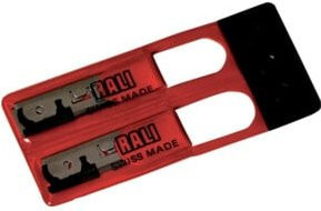 Messer in Standardqualität für RALI 105/220 von BRÜCK in Rot und Stahl - Bild 1