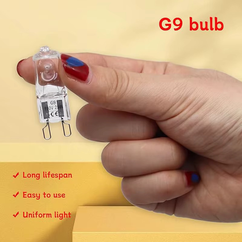 G9 Halogen-Wärmelampen für Reptilien, Warmweiß mit UVA, transparente Glaslampen für Bartagamen, Schildkröten und Eidechsen - Bild 5