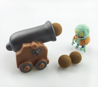 Plants vs Zombies Erbsenschießer, Actionfigur, PVC, ab 14 Jahren - Bild 1