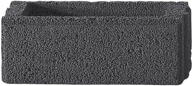 Kann Gartenmauer Normalstein Anthrazit B/H/T: 50 x 25 x 20 cm - Bild 1