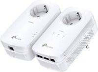 TP-Link TL-PA8033P KIT Powerline Starter Kit mit Gigabit Passthrough und Ethernet/LAN in Weiß - Bild 1