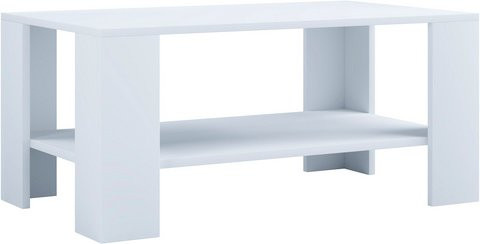Couchtisch Dalus von VCM in Weiss, B/T/H: 90 x 41 x 55 cm - Bild 1