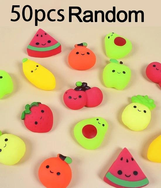 Kidsly Kawaii Squishies Mochi Obst Animal, Anti-Stress-Ball, 20-50-teiliges Set - Bild 1