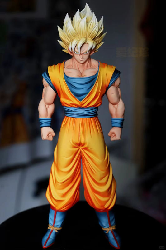 Bandai Dragon Ball Z Super Saiyajin 1 2 Anime Figur Kakarott Actionfigur, mehrfarbig, Höhe: 32 cm - Bild 3