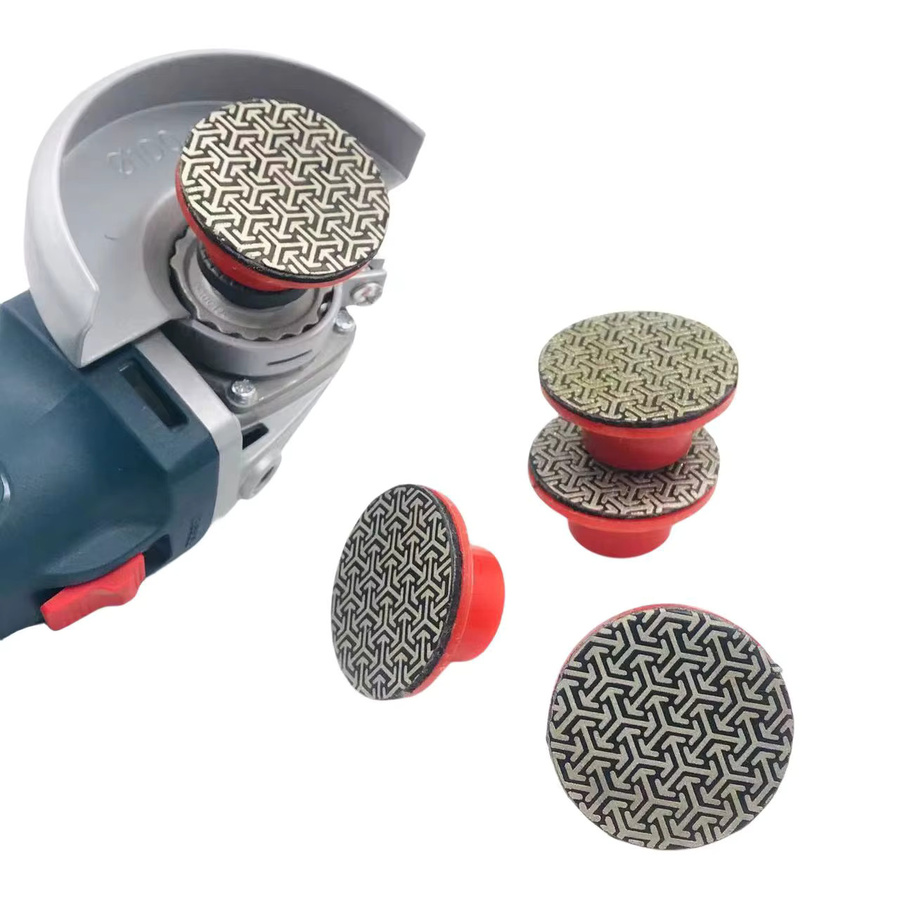 Diamant-Polierpad mit M14 Gewinde für Winkelschleifer, 50 mm Durchmesser, zur Politur von Fliesen, Glas, Beton, Stein und Metall - Bild 4