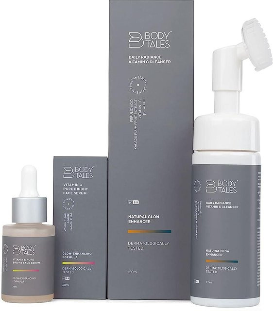 Bodytales Vitamin C Serum & Reiniger Set, 30 ml + 150 ml, Unisex - Bild 1