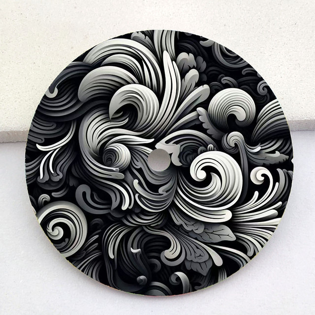 OUMASHI Uhrenzifferblatt, Schwarz, 28,5 mm, Unisex - Bild 1