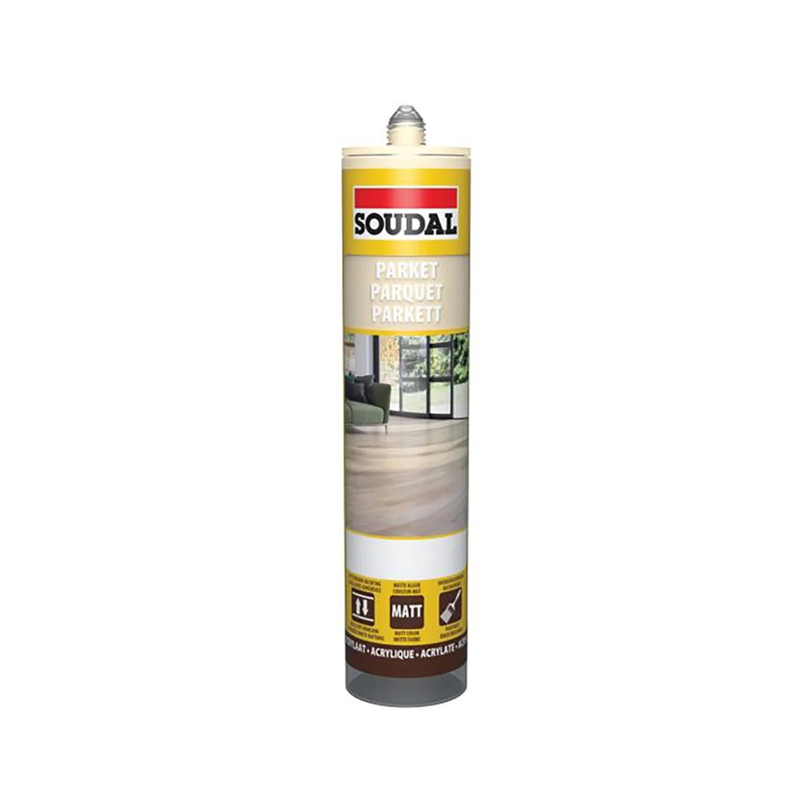 Soudal Parkettdichtstoff Dispersion in Weiß, 290 ml - Bild 2