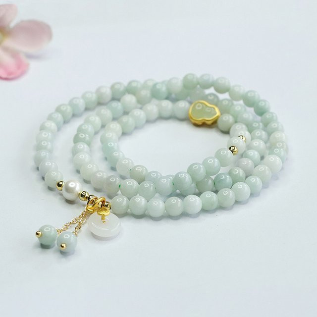 MC Armband Jade, Perle, Vintage, Damen - Bild 1
