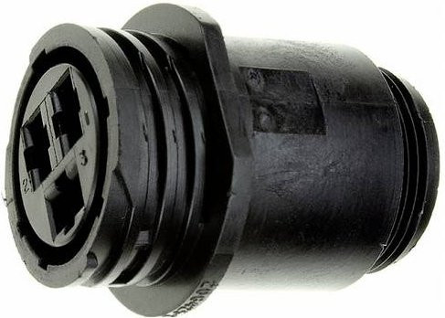 TE Connectivity 206425-2 Rundsteckverbinder in Schwarz - Bild 1