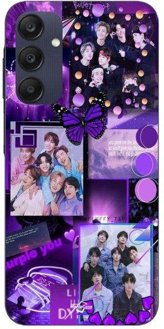 Samsung Galaxy A25 Maniacase Hülle BTS Konzept in Lila/Violett - Bild 1