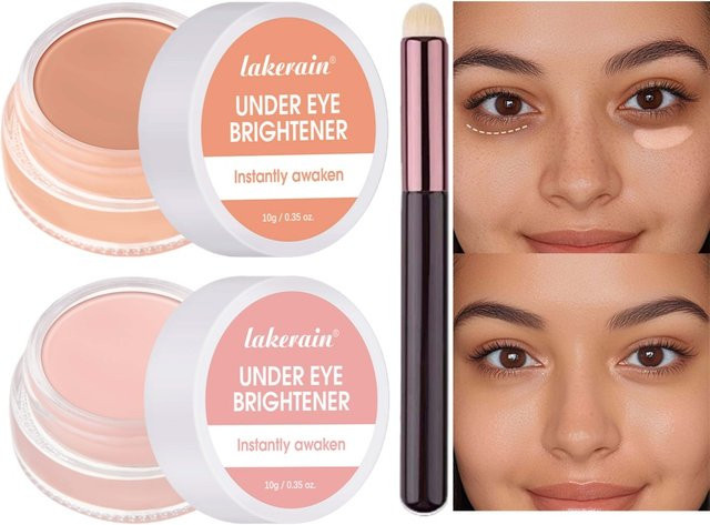 Lakerain Augen-Concealer mit Pinsel, Unisex - Bild 1