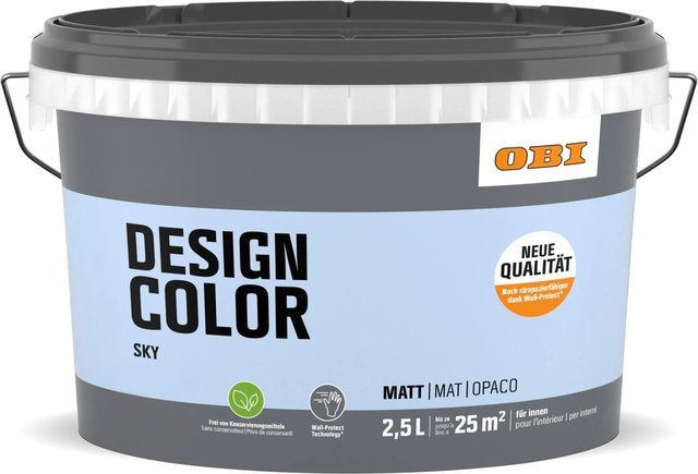 OBI Design Color Dispersion Farbe Sky Blue Wasserbasiert - Bild 1