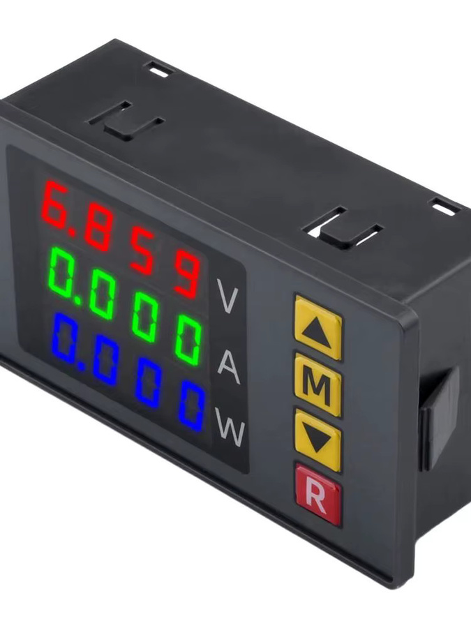 Gaqqee BM730 Digitales Voltmeter Amperemeter Wattmeter Energiemessgerät 0-100V 10A 1000W in Rot und Schwarz - Bild 6