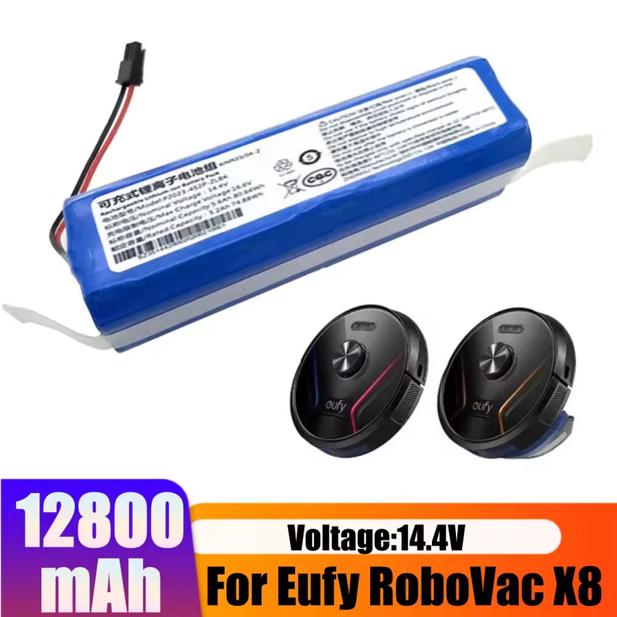 Eufy Ersatzakku 14,4 V 5200 mAh Li-Ionen-Akku für RoboVac X8 Serie und RoboVac X8 PRO Staubsauger in Blau - Bild 2
