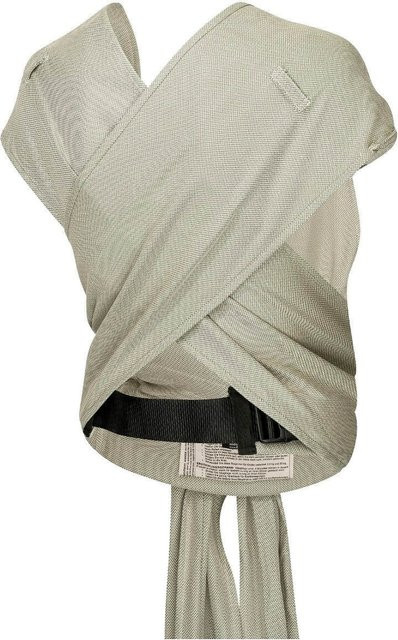 Hoppediz Babytrage Hop-Tye Advanced Hybrid in Grün und Beige aus Baumwolle - Bild 1